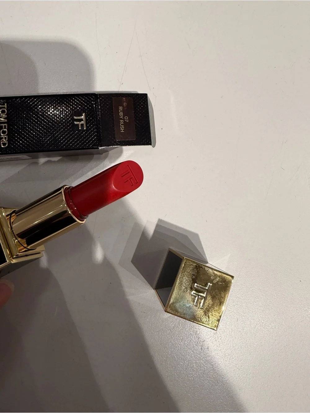 Tom Ford Lip Color Matte Lipstick 07 Ruby Rush Full Size 3g NEW